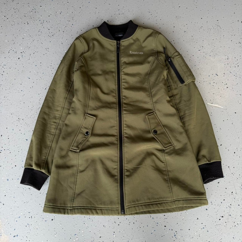 Olive green bebe women's bomber jacket - Picture 2 of 7